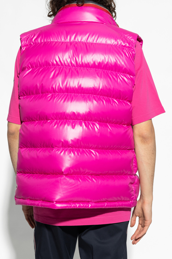 Pink 'Ouse' quilted down vest Moncler - SchaferandweinerShops Denmark